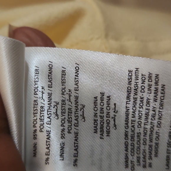 New ANTHROPOLOGIE Significant Other Draped Yellow Midi Skirt Size - Picture 6 of 9